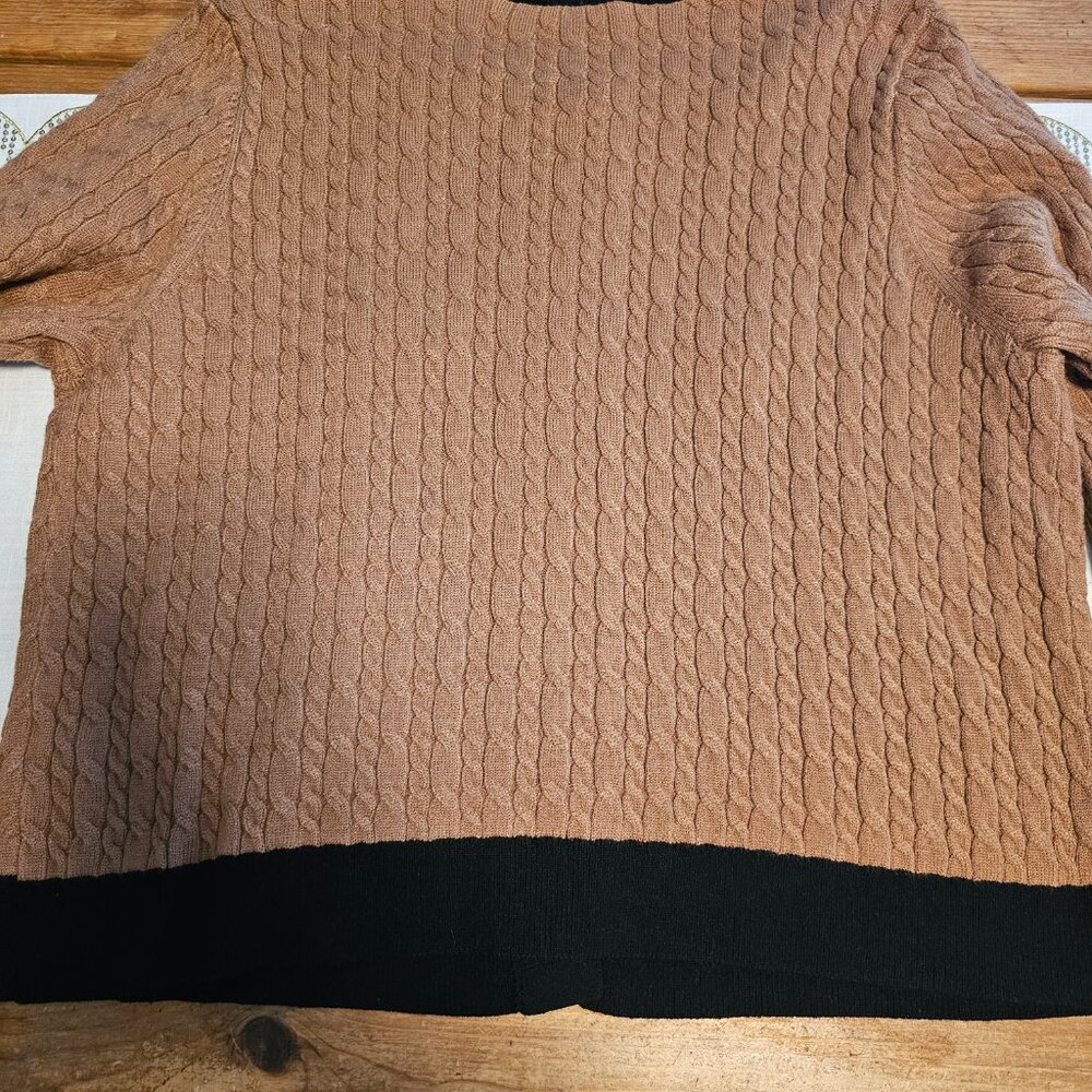 Adrianna Papell Brown and Black Cardigan - Picture 5 of 5